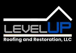A logo for a roofing company called great roofing and renovation.