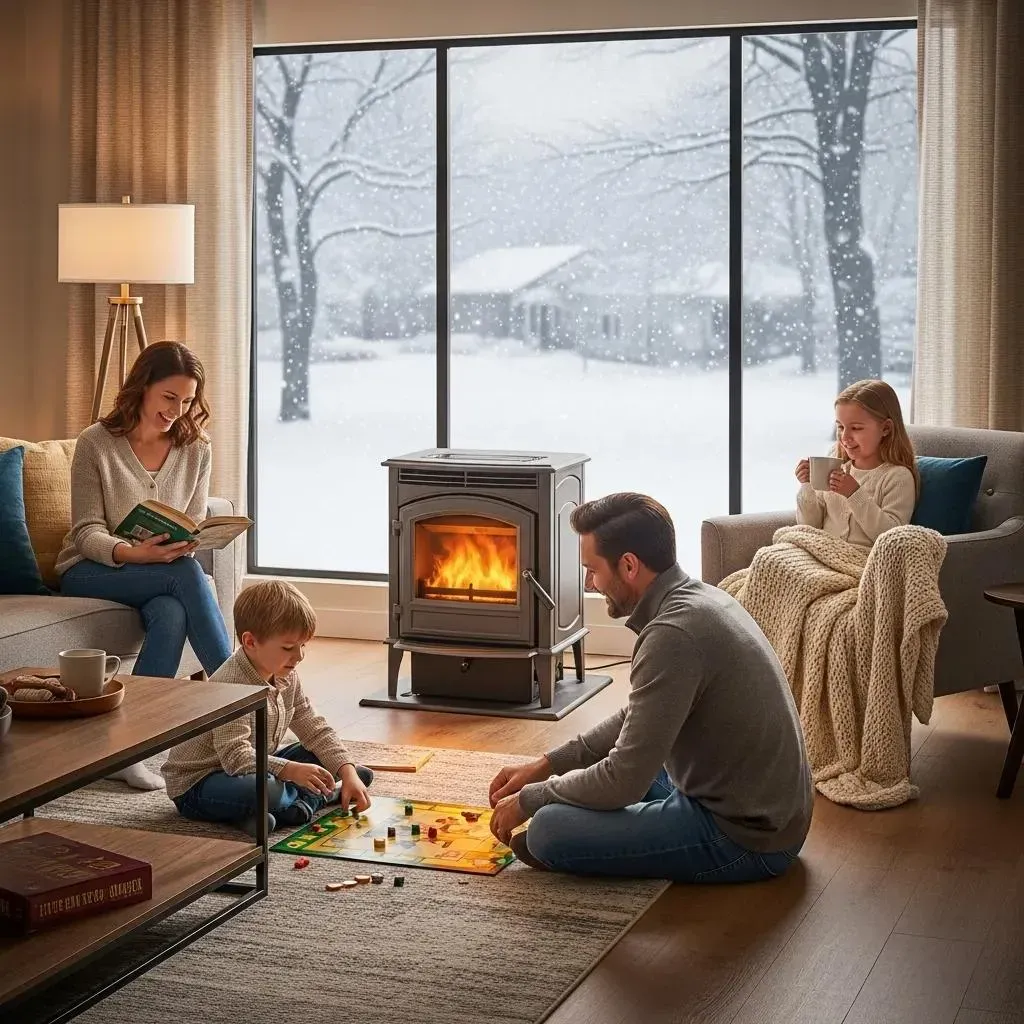 Cozy home interior with a modern furnace, highlighting the importance of heating solutions for Southeast Michigan homeowners