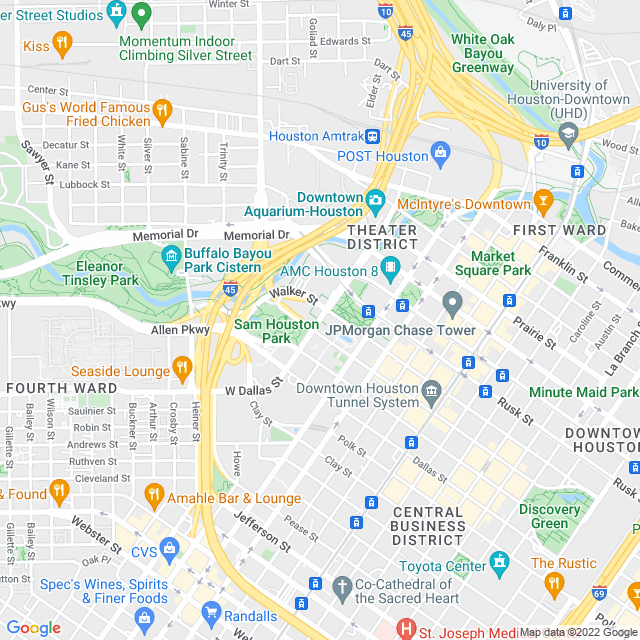 Map of business location