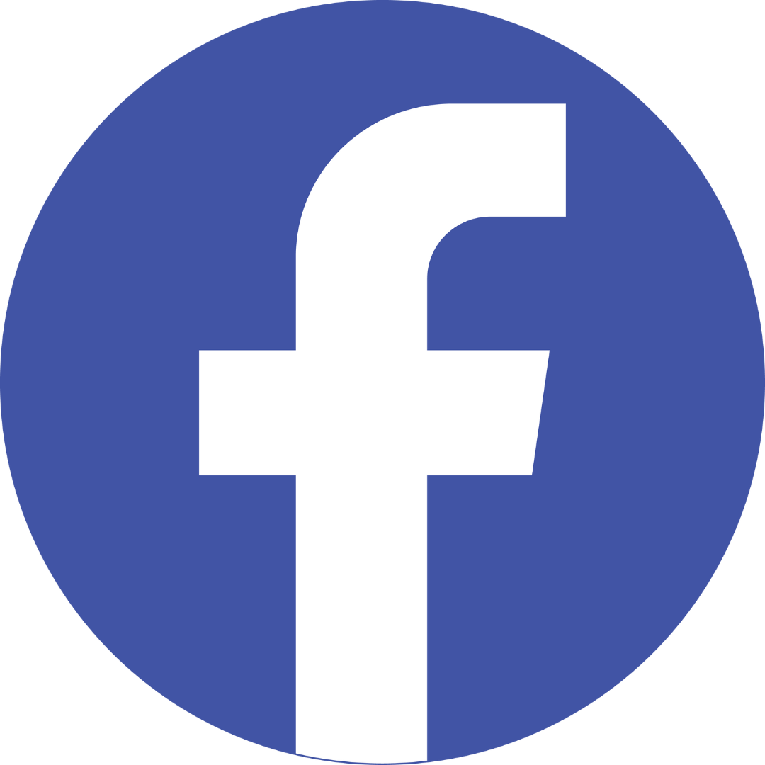 Facebook logo: white