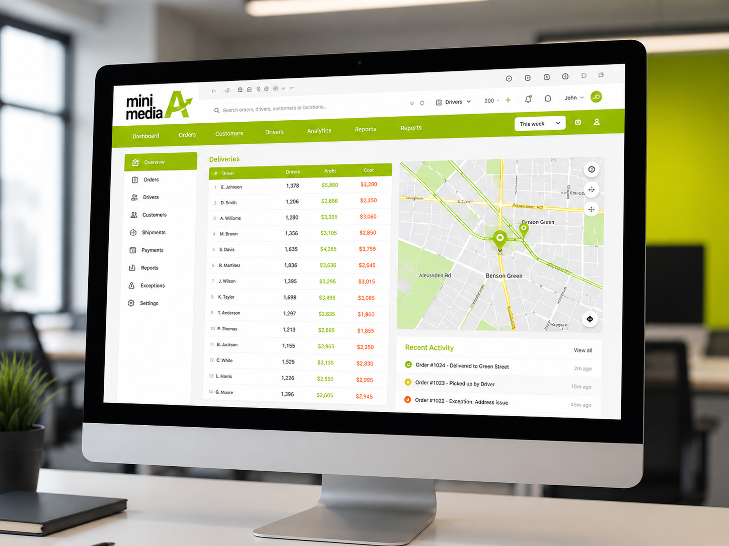 Citation management, local rankings and location visibility.
