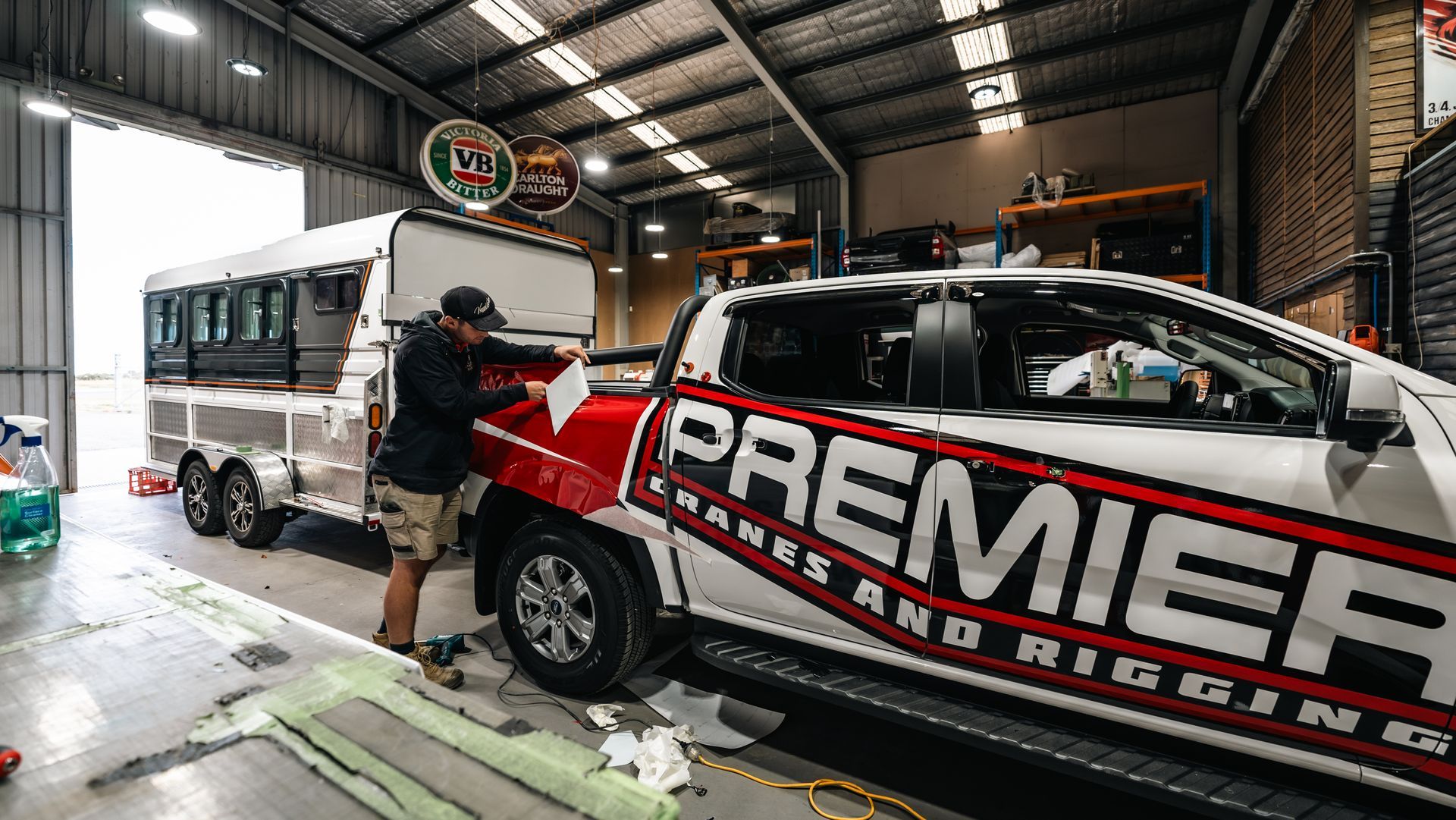 Ute Branding PSVC Ballarat Signwriters