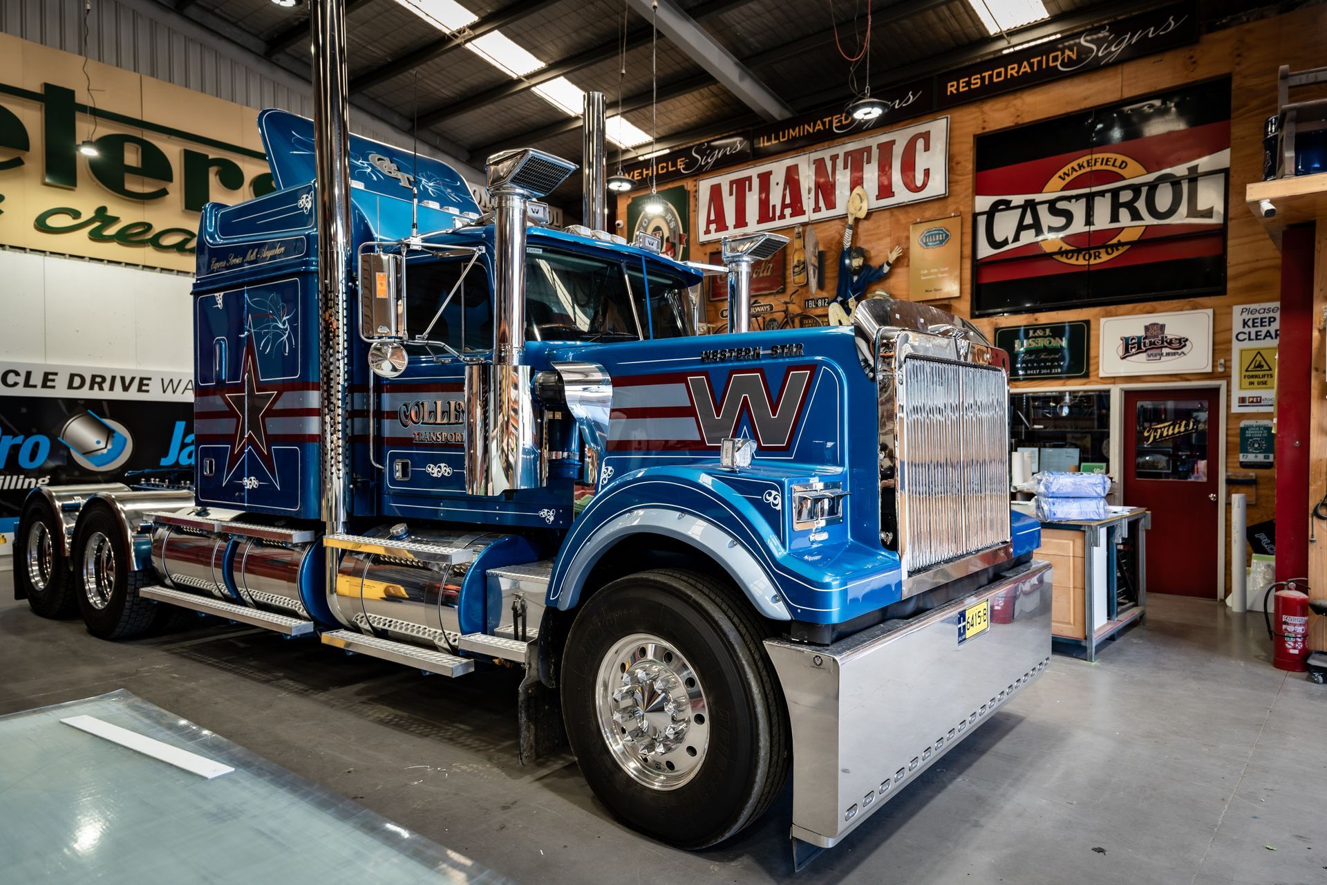 Truck & Machinery Signage PSVC Ballarat Signwriter 