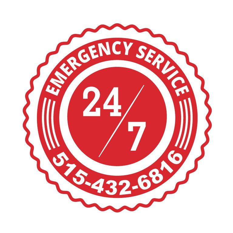 24 hour emergency service logo