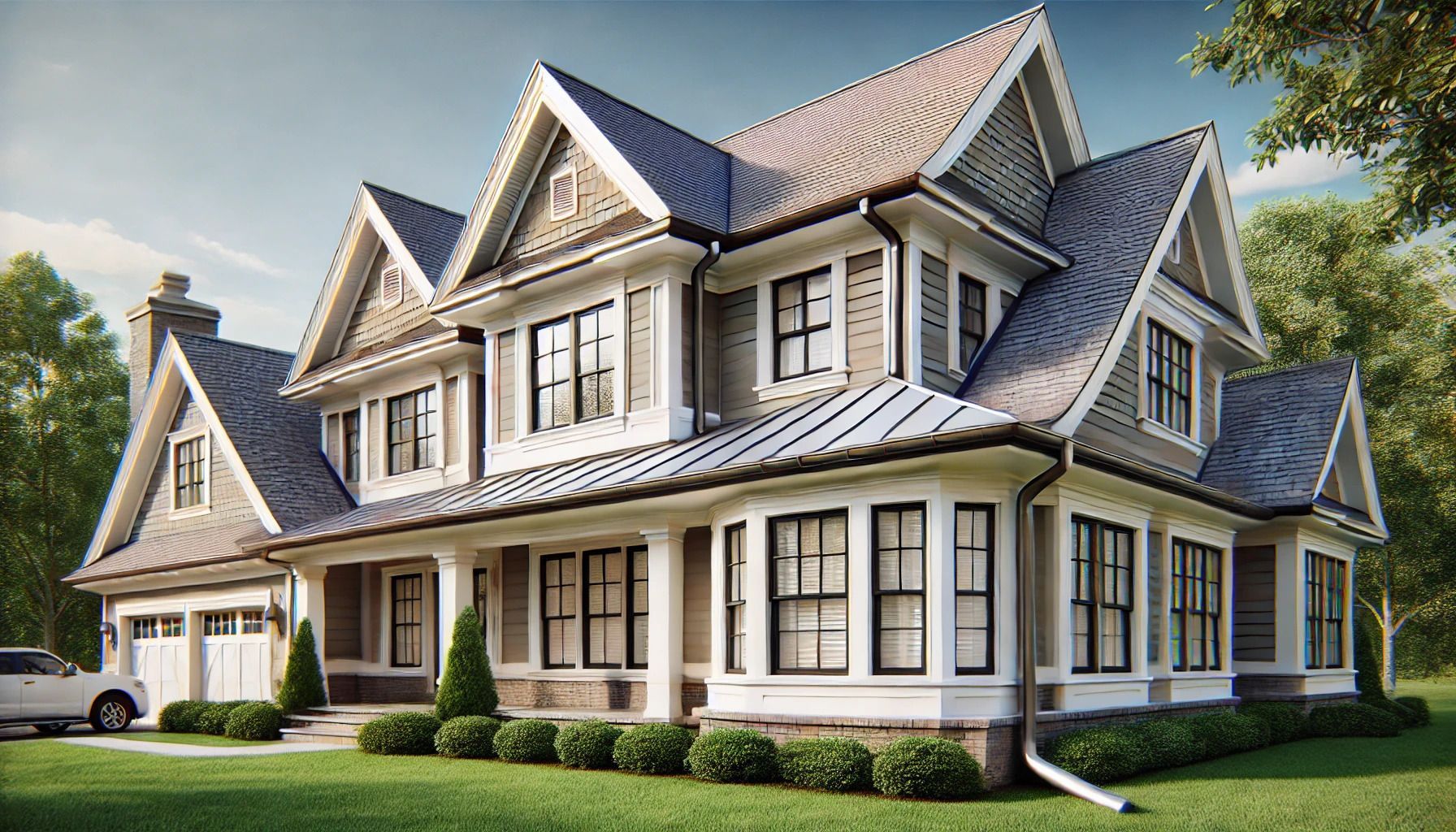 linen gutter for tile roof