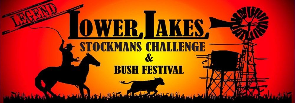Lower Lakes Stockman's Challenge and Bush Festival logo