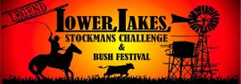 Lower Lakes Stockman's Challenge and Bush Festival logo