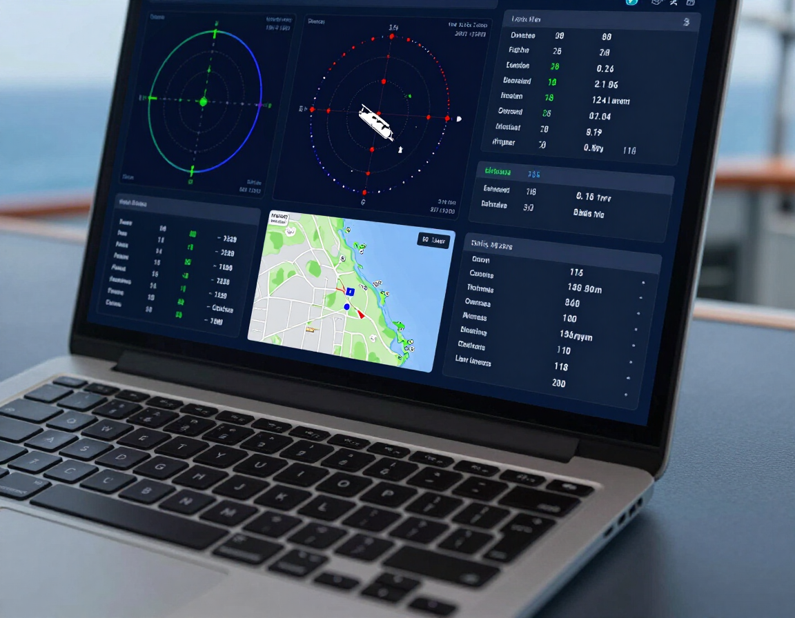 Partial view of Marine Pro Systems dashboard