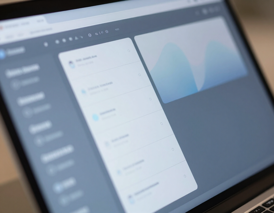 Partial interface fragment