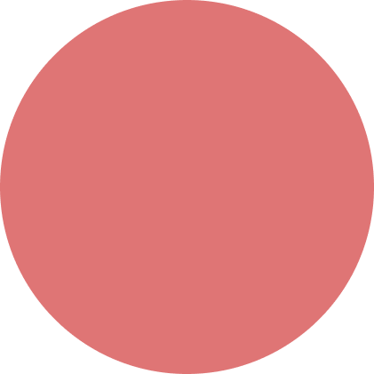 Solid pink circle on a white background