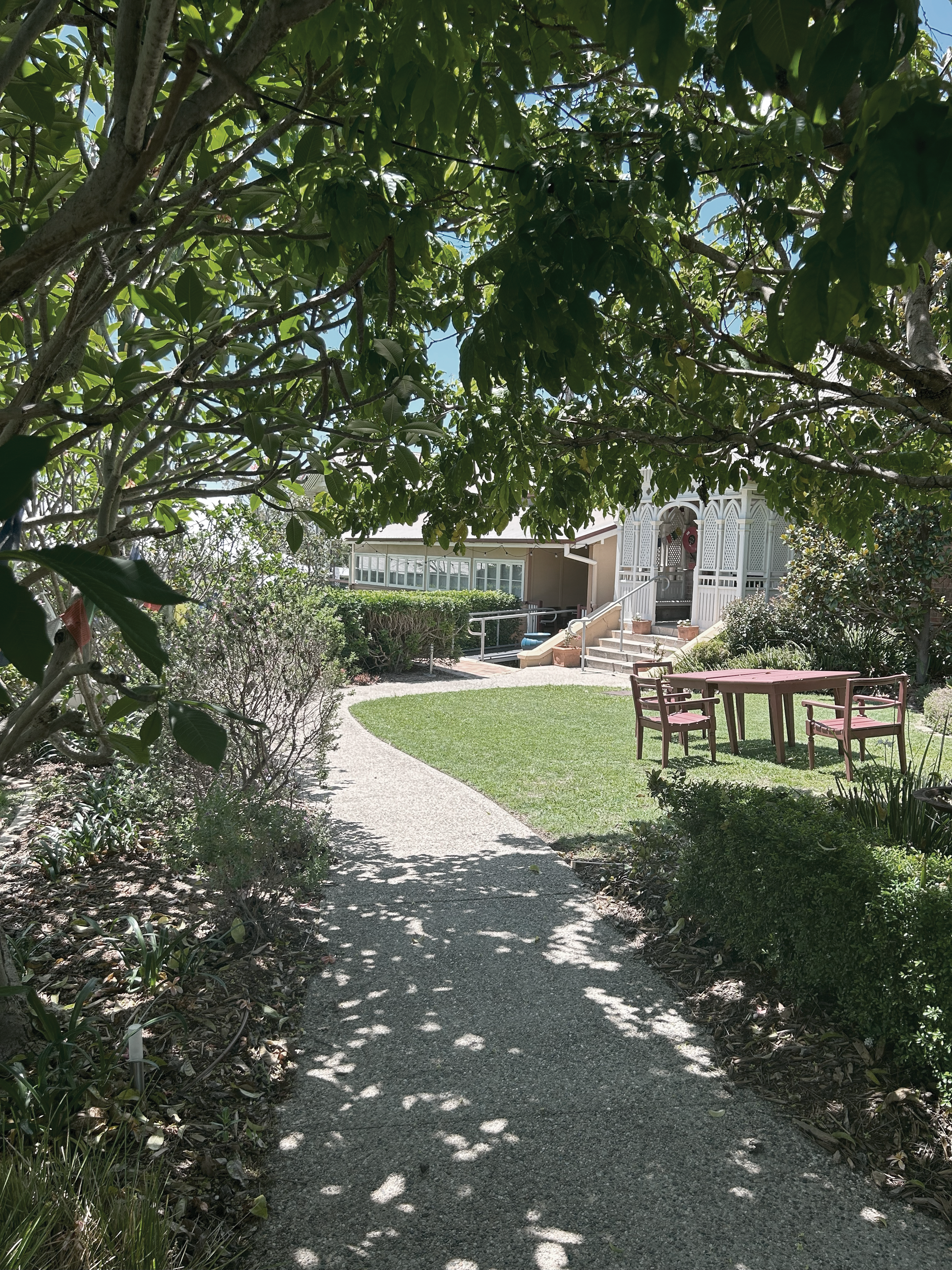 A Gravel Path Through a Garden — Commercial Asset Maintenance In Strathpine, QLD