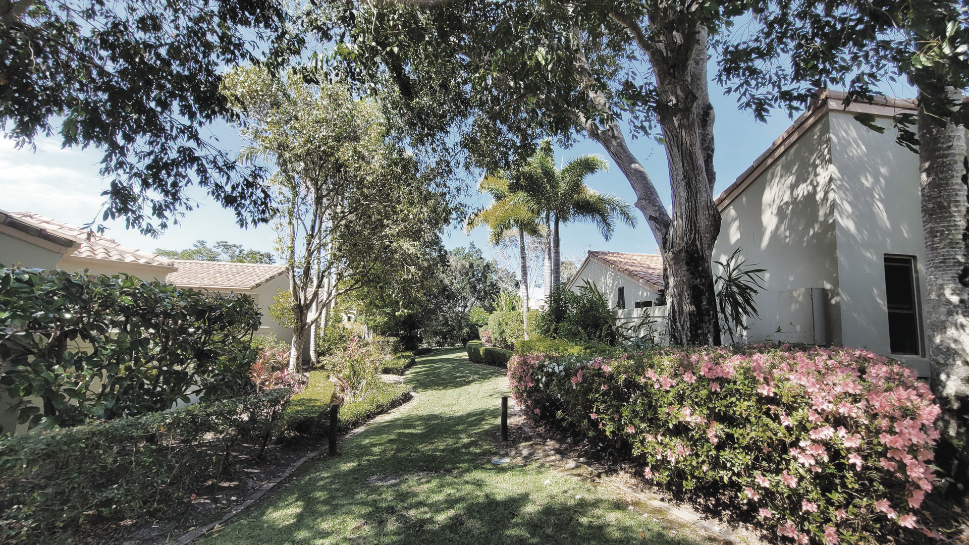 A Man is Taking a Picture of a Building With a Camera — Commercial Asset Maintenance In Deception Bay, QLD