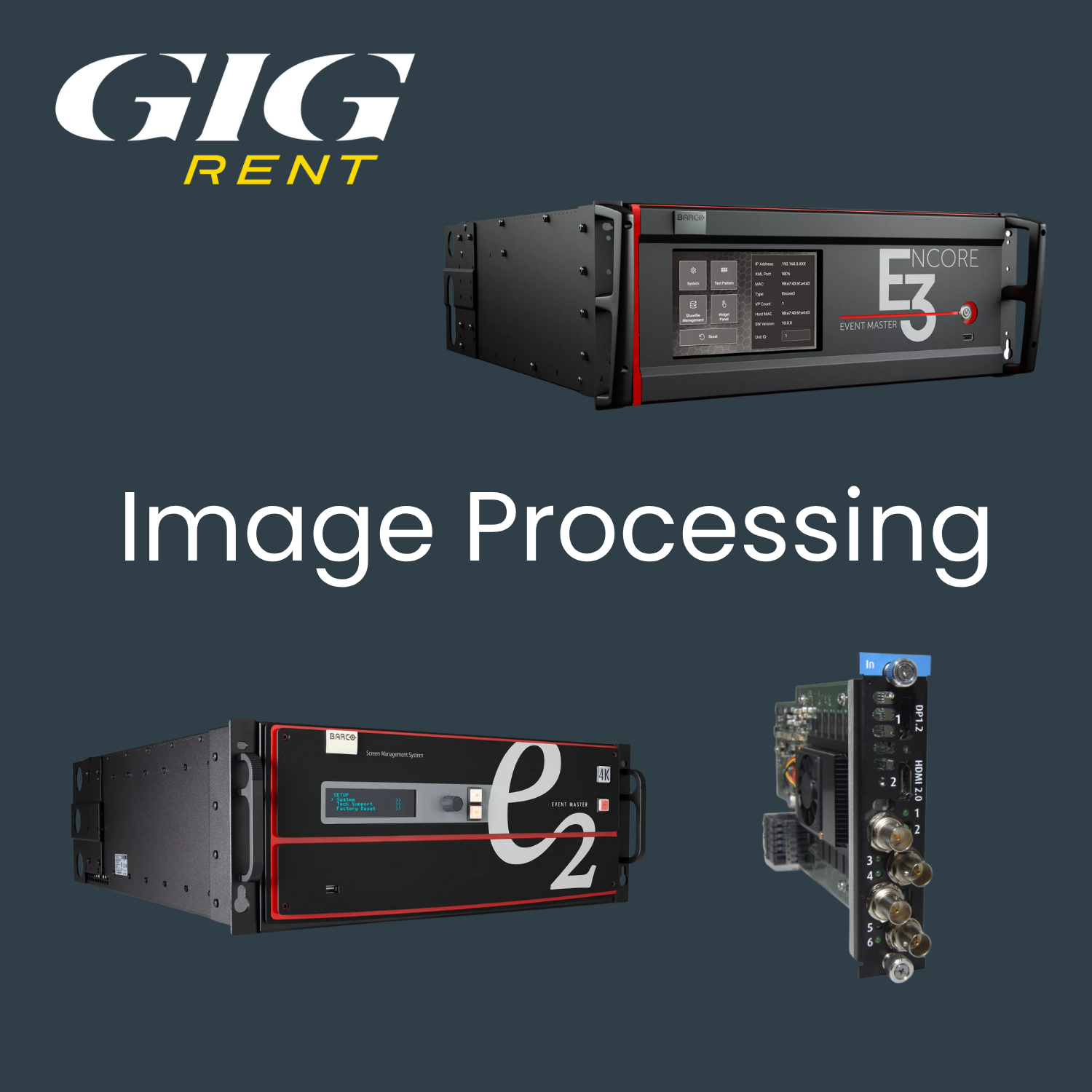 Barco Image processing