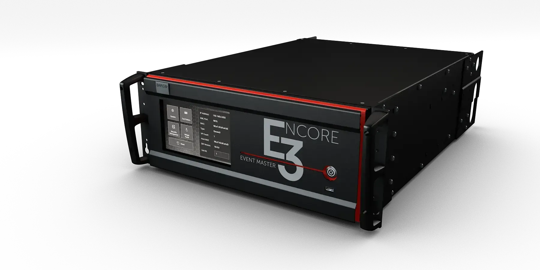 encore 3 front view