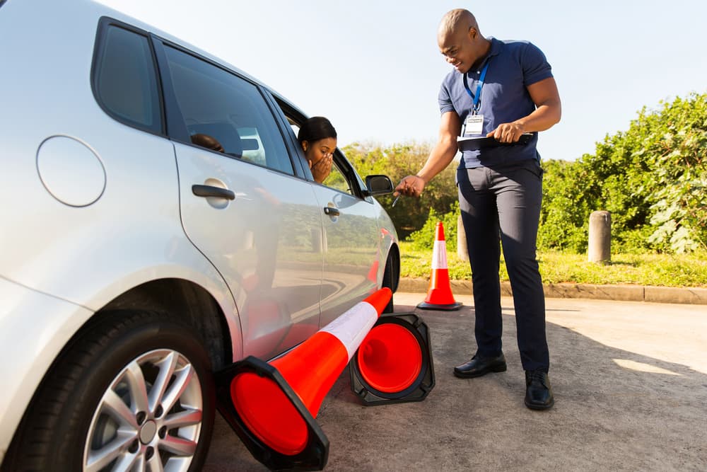 Student Driver Making Mistake During Driving Test — Howards Professional Driving School In Gordonvale, QLD