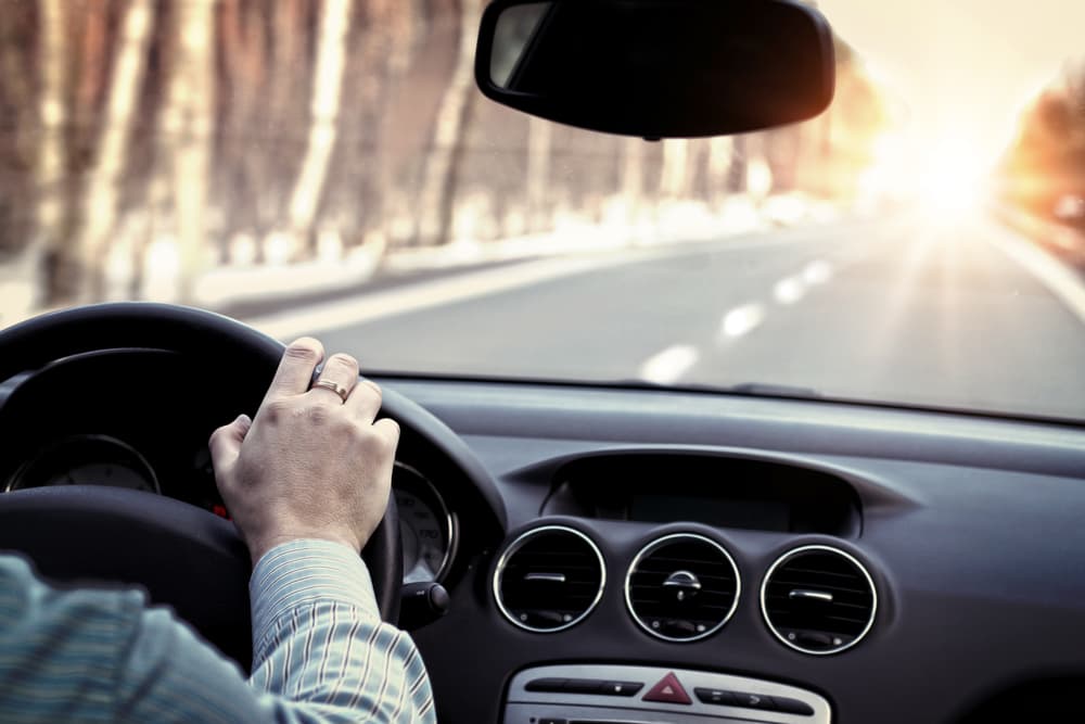 Driving Car on Empty Road — Howards Professional Driving School In Gordonvale, QLD