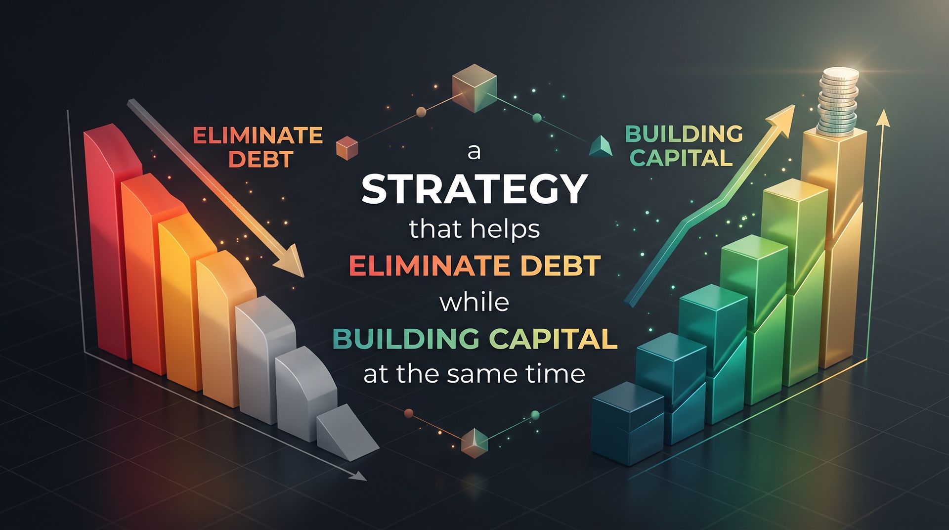 pay off mortgage while building capita.