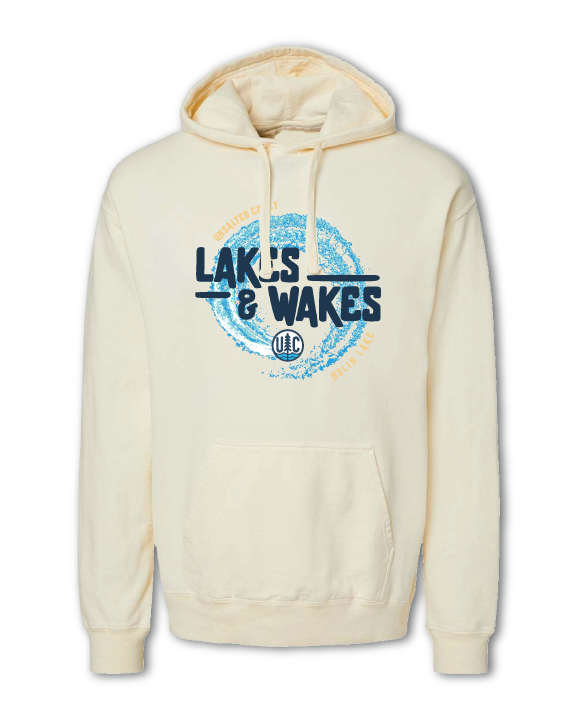 Lakes & Wakes Hoddie - Unsalted Coast Nolin Lake
