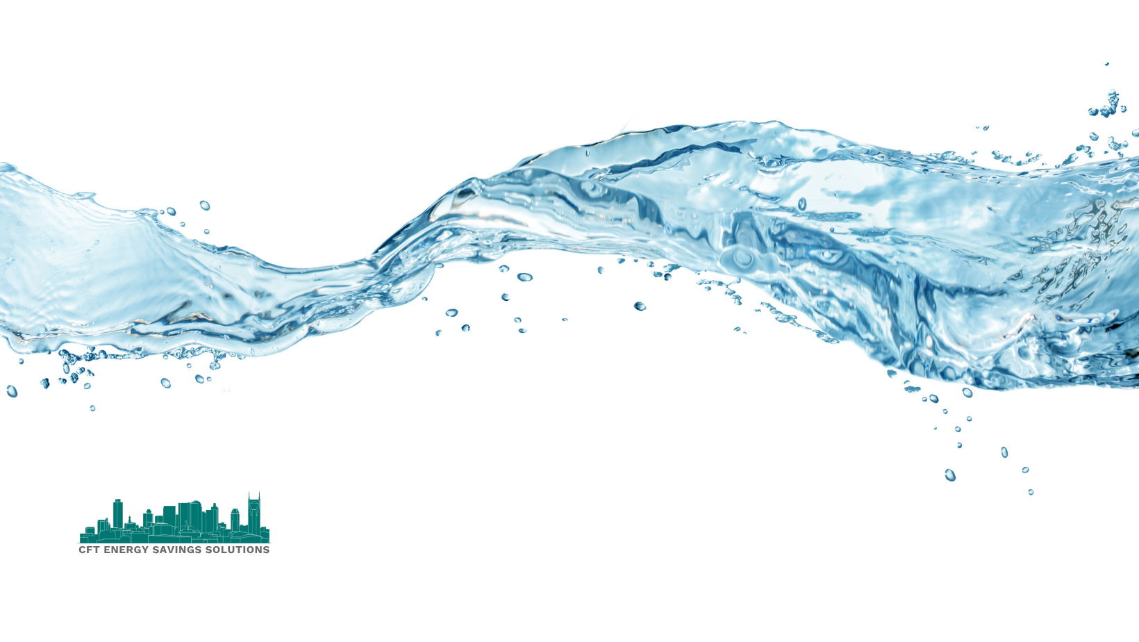 A wave of water is splashing on a white background.