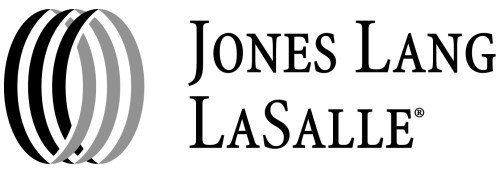 A black and white logo for jones lang lasalle