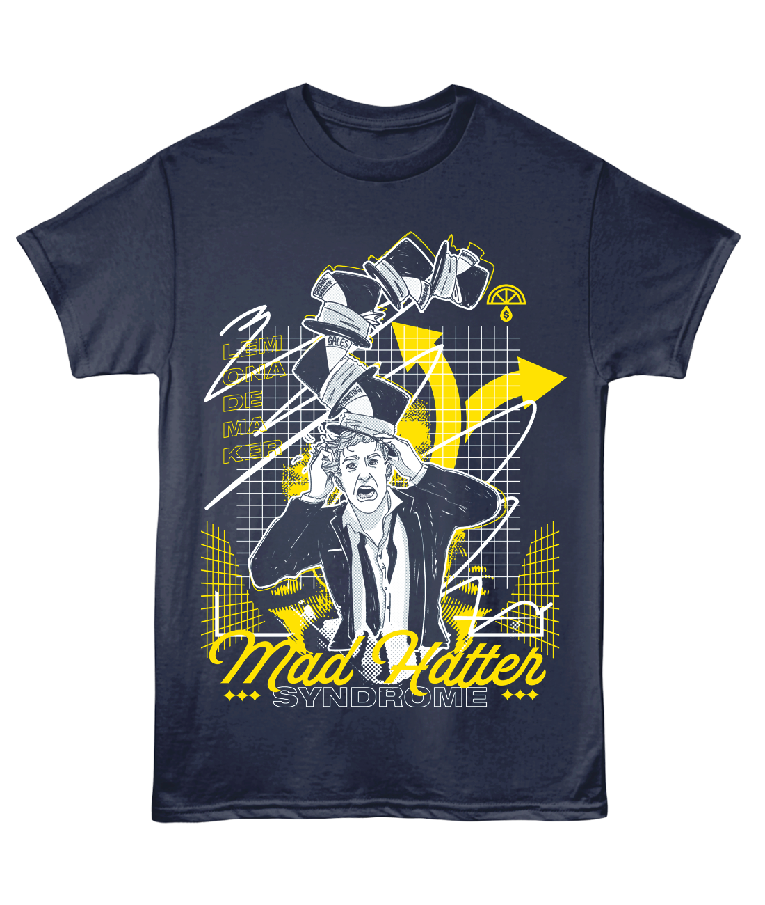 Mad Hatter Syndrome™—Limited Edition Tee—Navy