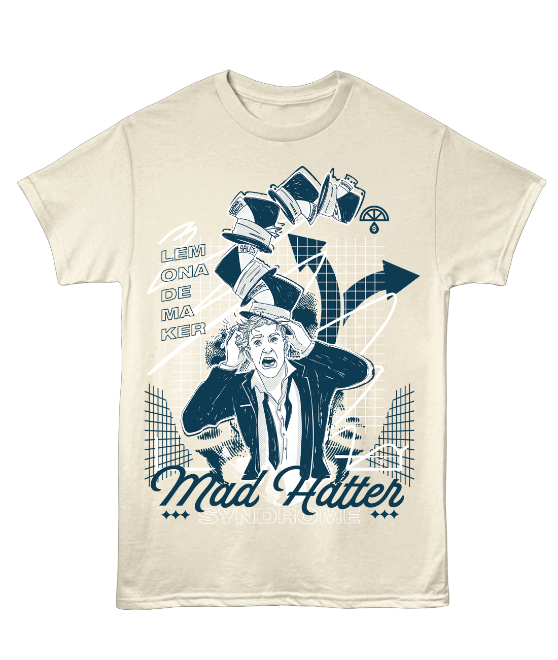 Mad Hatter Syndrome™—Limited Edition Tee—Beige
