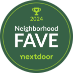 2024 Nextdoor Favorite award honoring trusted local tree care provider