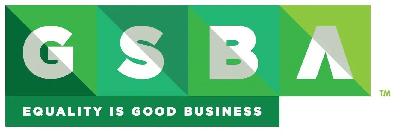 GSBA logo in green with the slogan “Equality is Good Business” underneath
