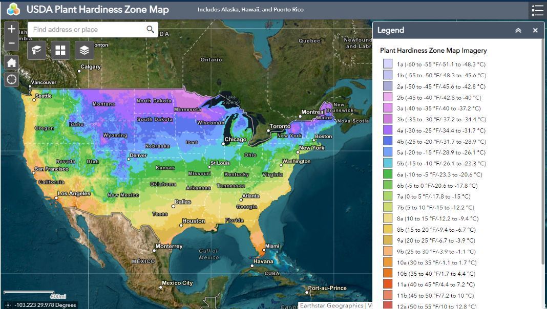 USDA Plant Hardiness Map, 8 things to consider before planting a tree on your seattle property, sound tree care