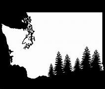 Washington State silhouette graphic