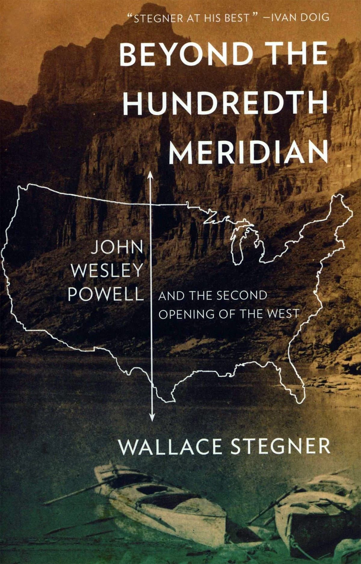 Cover of Beyond the Hundredth Meridian by Wallace Stegner