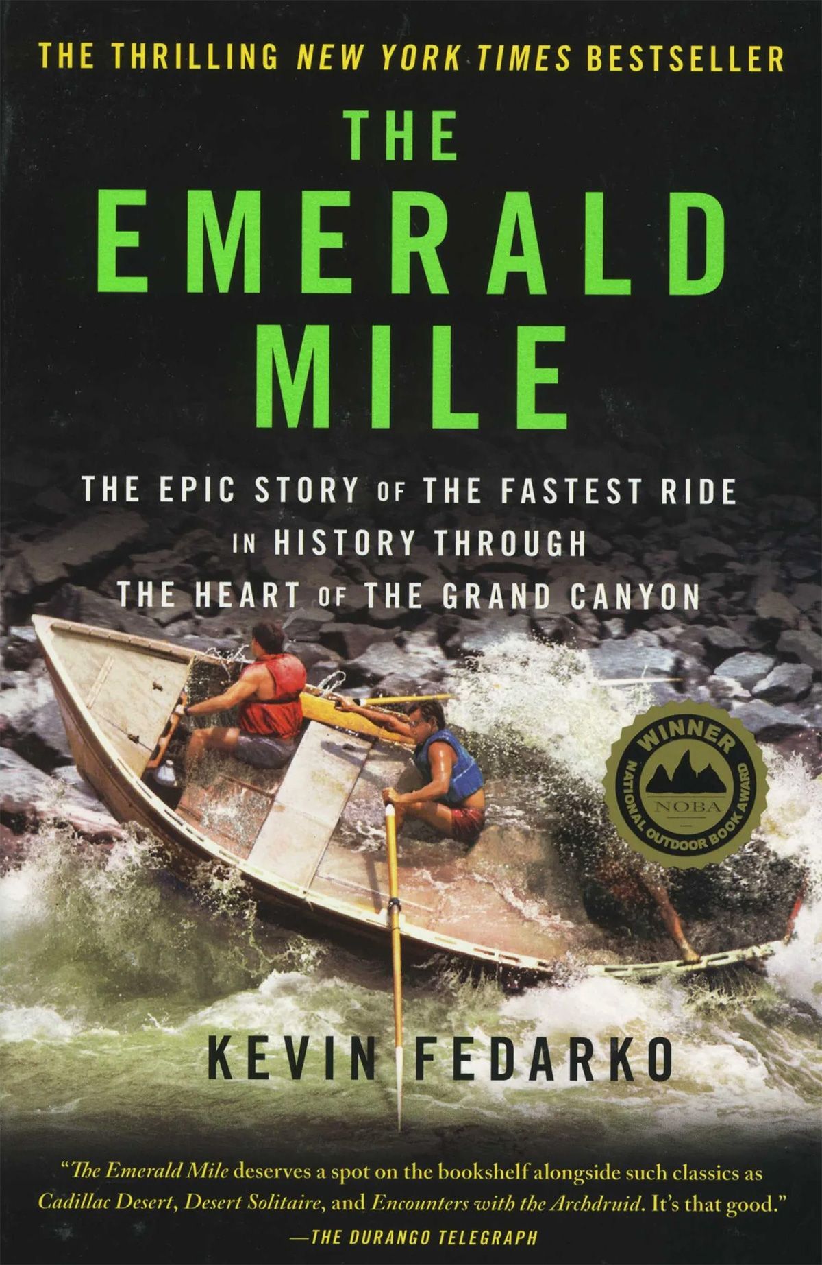 Cover of The Emerald Mile by Kevin Fedarko