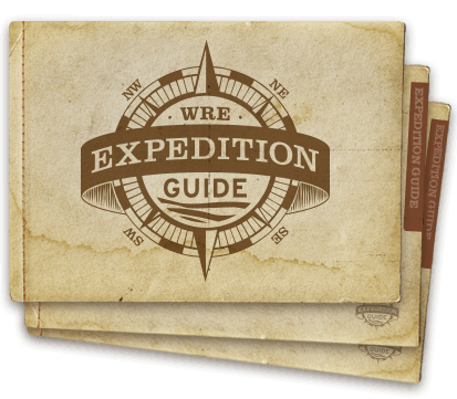 Expedition guide for Cataract Canyon, showing the front cover and a peek at the inside pages