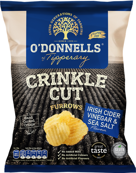 Furrows Irish Cider Vinegar & Sea Salt Flavour