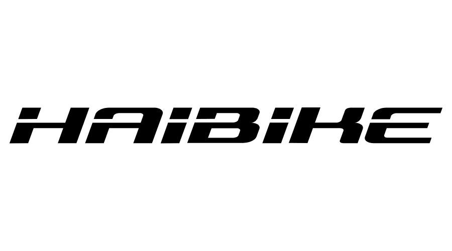 Logo HAI BIKE in nero su sfondo bianco.
