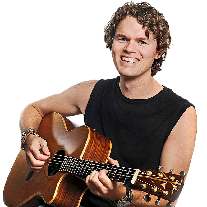 Gitaarles van Koen