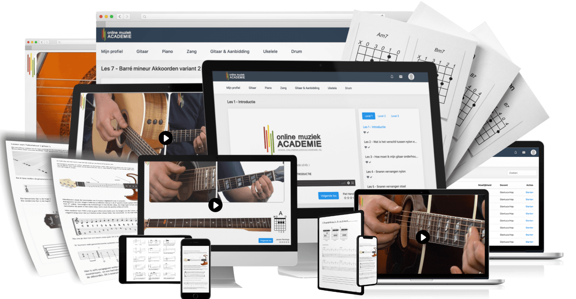 Gitaarcursus van Online Muziekcursus