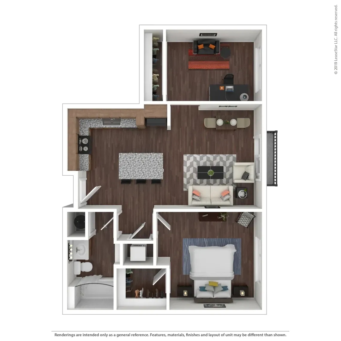 one bed one bath
