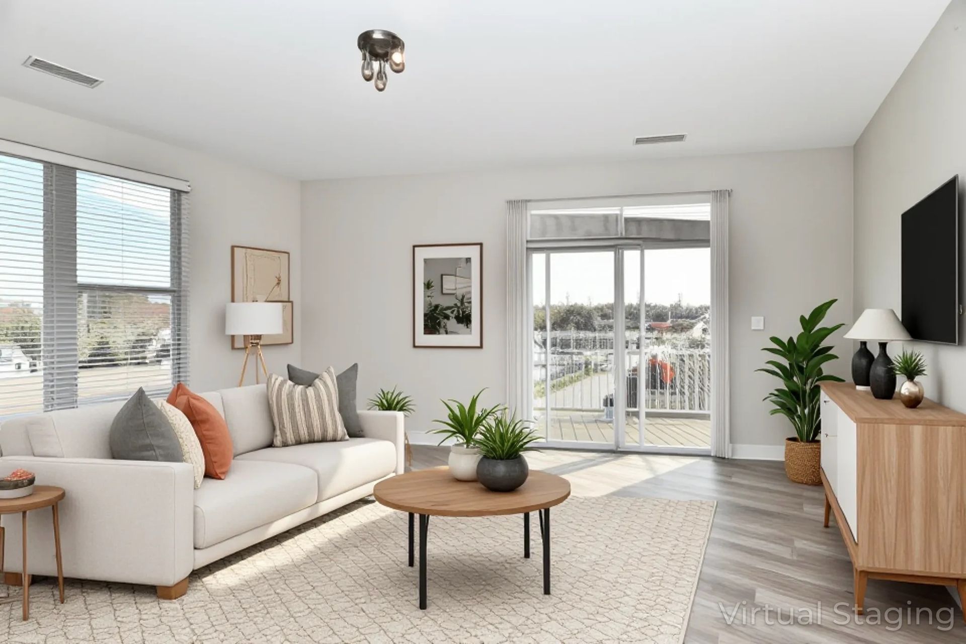Living Room With Modern Decor