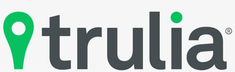 The logo for trulia is green and black on a white background.