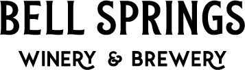 Bell Springs Winery & Brewery logo in black font.