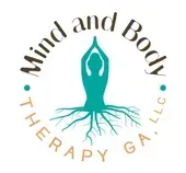 Logo: Circle with 
