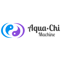 Logo: Yin-Yang symbol with blue and purple gradients; 