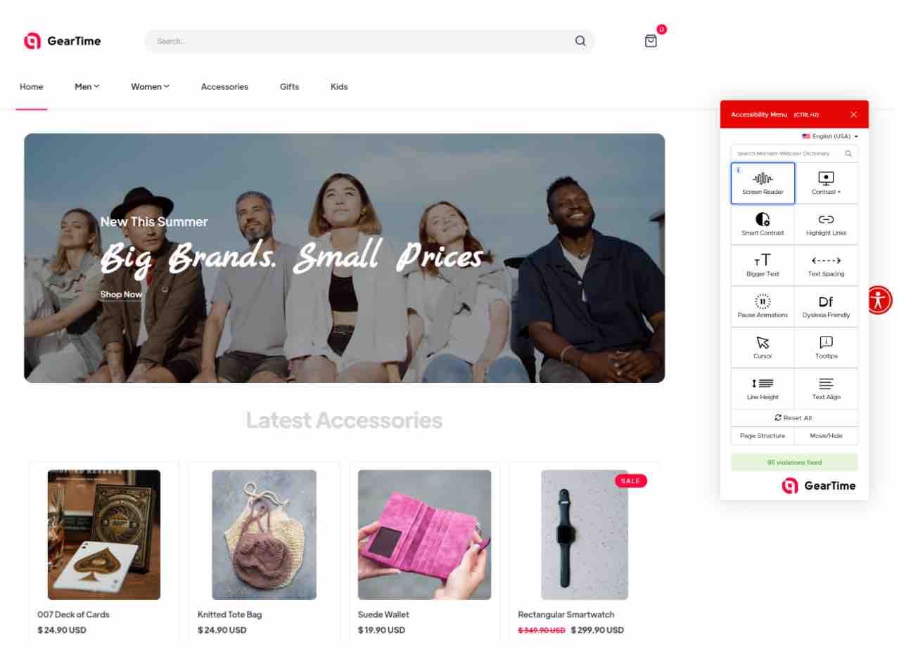 a geartime website shows a group of people sitting on a beach