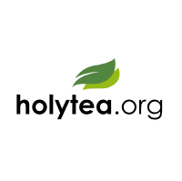 Logo for Holy Tea: black text 