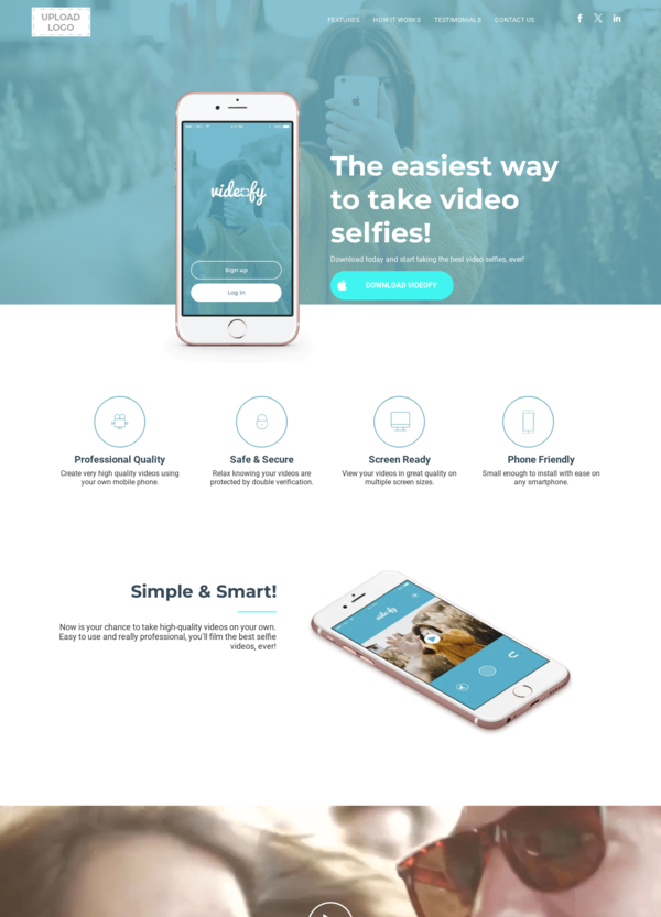LD App Landing Page