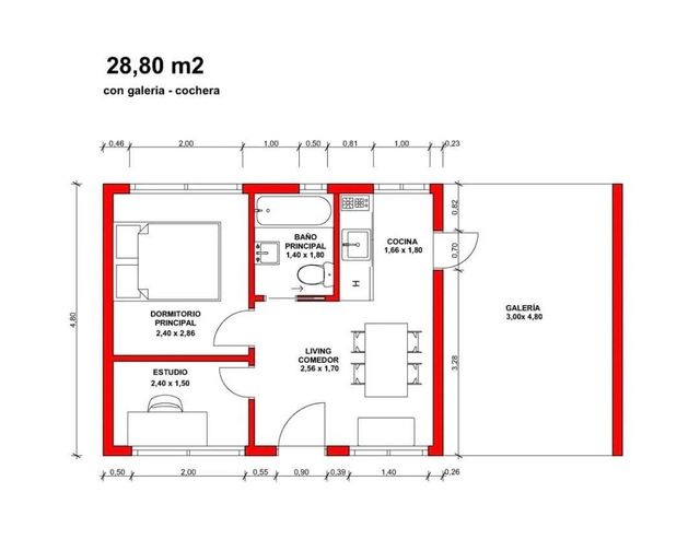 Un plano en blanco y negro de una casa.