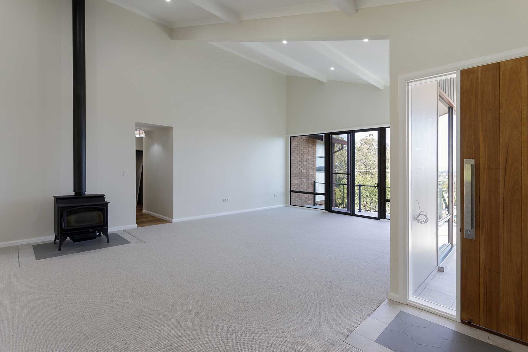 There is a Wood Stove in the Middle of the Room — Kareela Constructions In Tamworth, NSW
