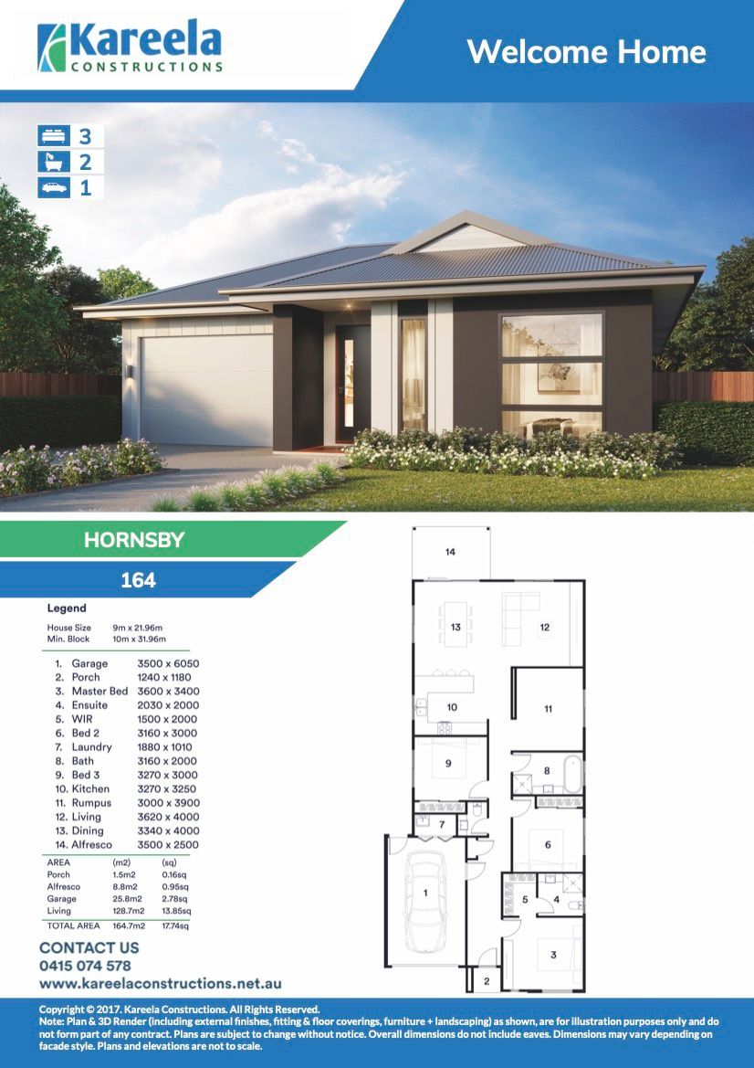 A Brochure With a Picture of a House With Small Backyard — Kareela Constructions In Hillvue, NSW