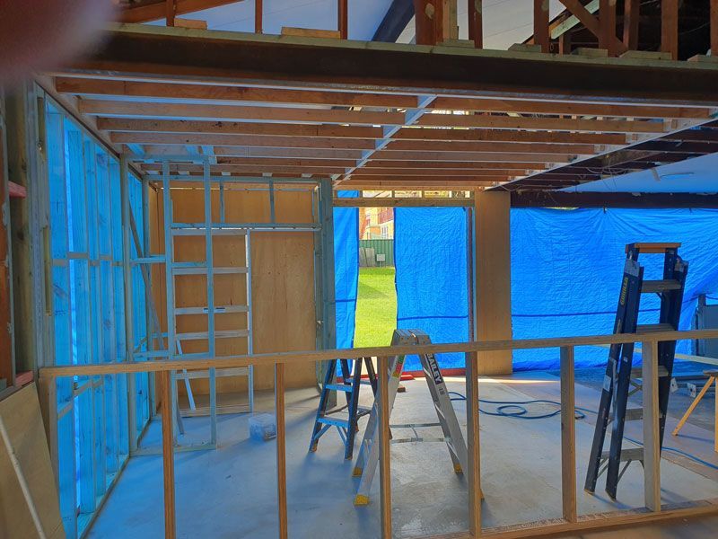 Barebones of Interior House Being Built— Kareela Constructions In Gunnedah, NSW